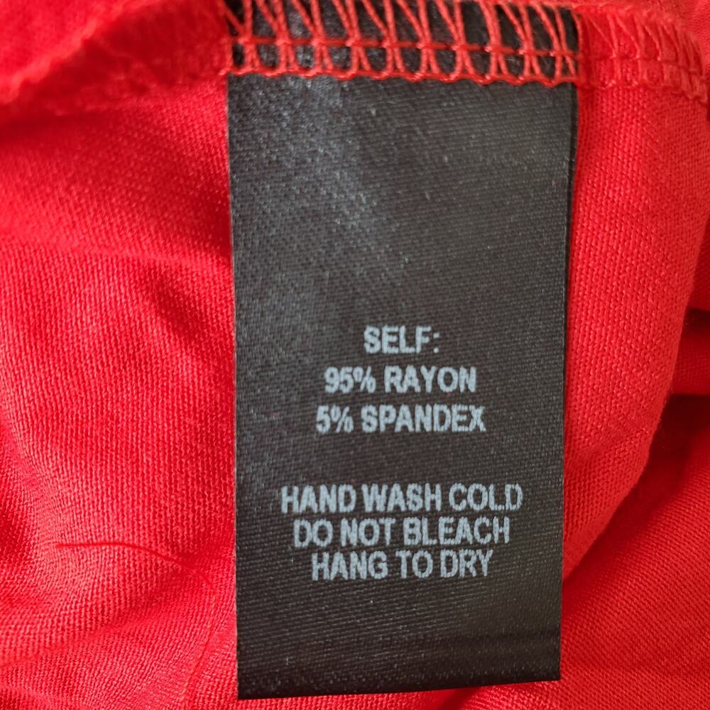 Lulus Red Sleeveless Swing Dress Size M NWT - Picture 10 of 12